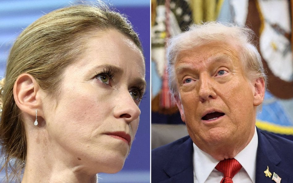 Kaja Kallas i Donald Trump