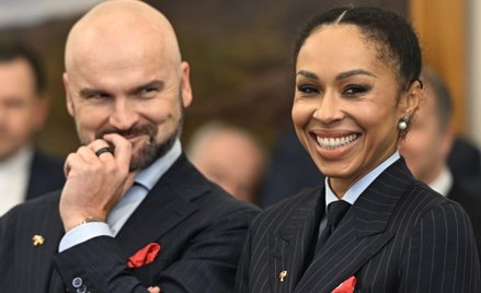 Rafał Brzoska i Omenaa Mensah odwiedzili parę prezydencką z prezentami