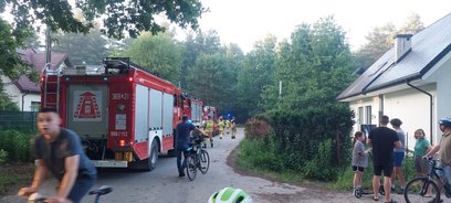 Na miejscu pojawiła się policja i straż pożarna