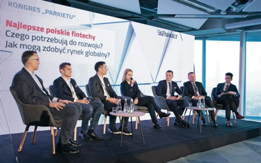 O fintechach dyskutowali (od lewej): Jakub Wrede – prezes Cashy, Łukasz Wierdak – partner inwestycyj