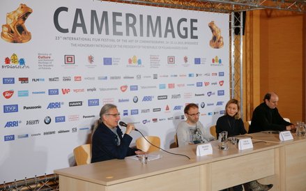 Konferencja prasowa po premierze filmu "Czerwony Pająk"