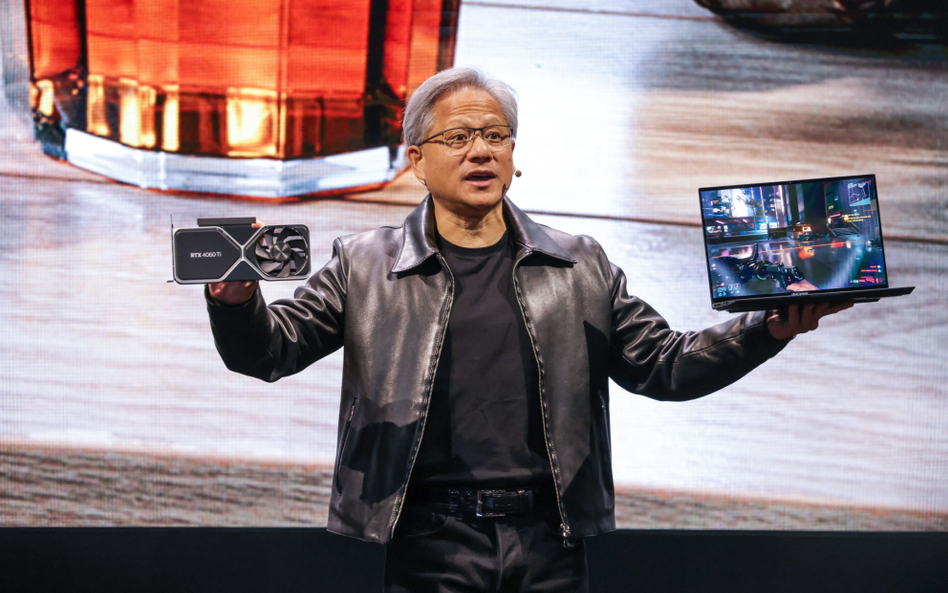 Jensen Huang, prezes Nvidii, jest uważnie słuchany. Jego firma jest bliska osiągnięcia w branży tech