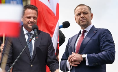 Rafał Trzaskowski i Karol Nawrocki