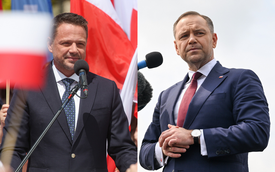 Rafał Trzaskowski i Karol Nawrocki