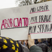 Protest pod Sejmem ws. prawa do przerwania ciąży