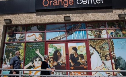 Jerozolima. Sklep Partnera, firmy posługującej się logo Orange w Izraelu