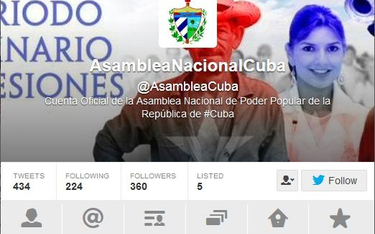 Kubański parlament ma swoje konto na Twitterze