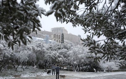 Ateny pod śniegiem