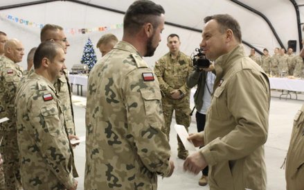 Opłatek z prezydentem Dudą