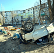 Skutki ukraińskiego ostrzału w Siewierodoniecku