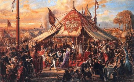 Obraz Jana Matejki przedstawiający elekcję.