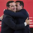 Macedoński premier Zoran Zaew i premier Grecji Alexis Cipras