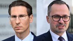 Kacper Płażyński i Marcin Horała, posłowie PiS