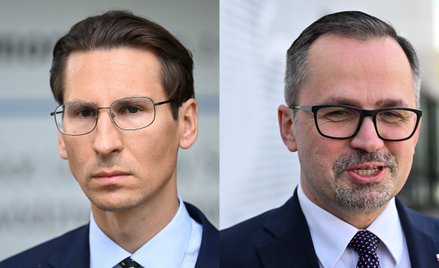 Kacper Płażyński i Marcin Horała, posłowie PiS
