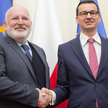 Timmermans rozmawia w Warszawie o praworządności