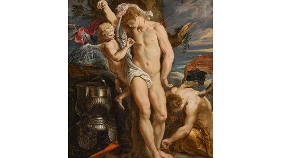 „Święty Sebastian pod opieką dwóch aniołów”