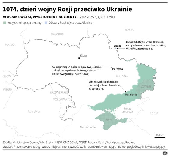 Tak wyglądała sytuacja na froncie 2 lutego