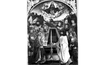 „Wniebowzięcie Najświętszej Marii Panny” z kościoła w Szamotułach zrabowano w 1941 r. Fotografia spr