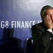 Jean-Claude Trichet prezes Europejskiego Banku Centralnego podczas konferencji po szczycie G7 w Rzym