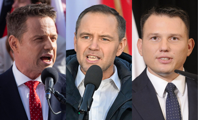 Rafał Trzaskowski, Karol Nawrocki, Sławomir Mentzen