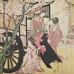 Kitagawa Utamaro "Księżniczka wysiadająca z powozu/Gissha no bijin"