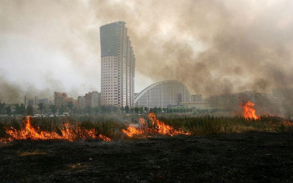 Pożar w okręgu moskiewskim
