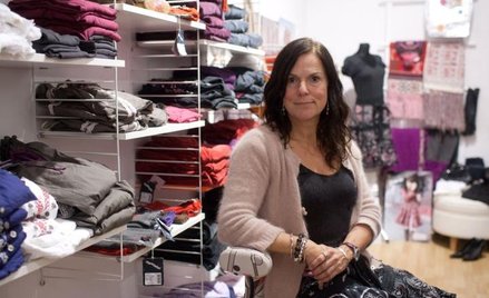 Sklep ze skandynawskim designem w Konstancinie-Jeziornej. Na zdjęciu właścicielka - Maria Hall-Perso