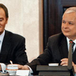 Na zdjęciu premier Donald Tusk i prezydent Lech Kaczyński