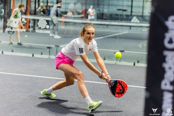 Maja Włoszczowska także gra w padle