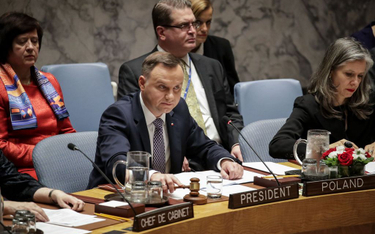 Duda w RB ONZ: Popieram wysłanie sił ONZ na Ukrainę