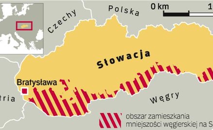 Słowaccy Węgrzy mieszkają w południowej części Słowacji. Ziemie te przypadły Czechosłowacji na mocy 