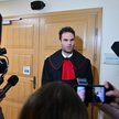 Prokurator Aleksander Duda rozmawia z mediami po zakończeniu 27 maja posiedzenia aresztowego ws. Seb