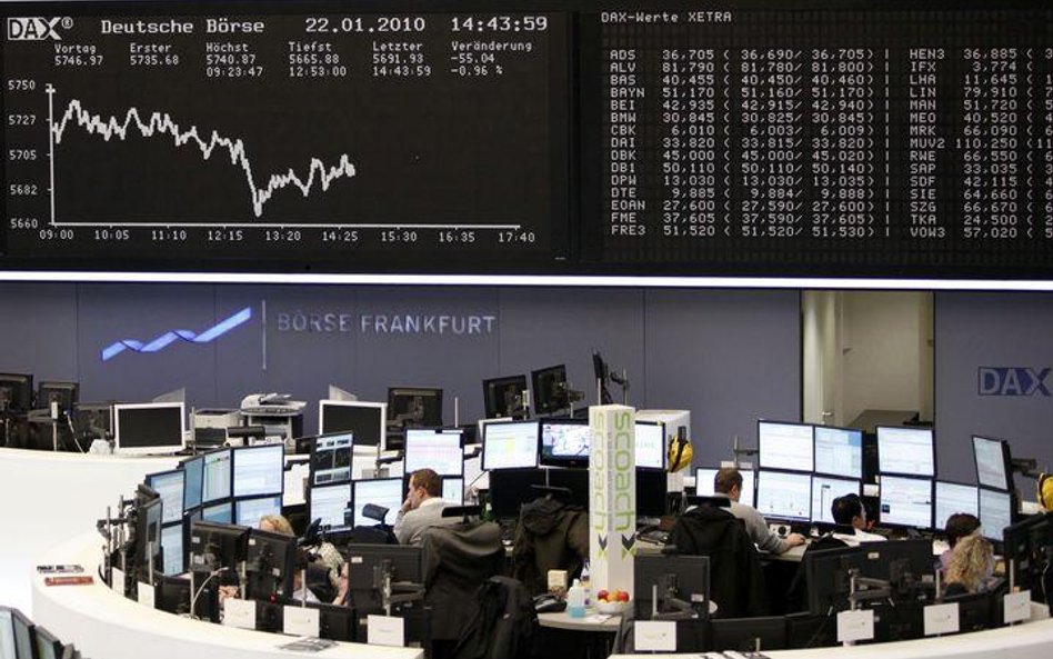 Niemiecka giełda we Frankfurcie