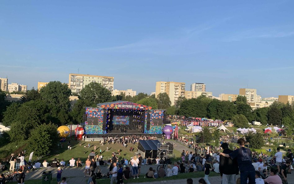 Panoramiczny widok na teren Dni Ursynowa 2025