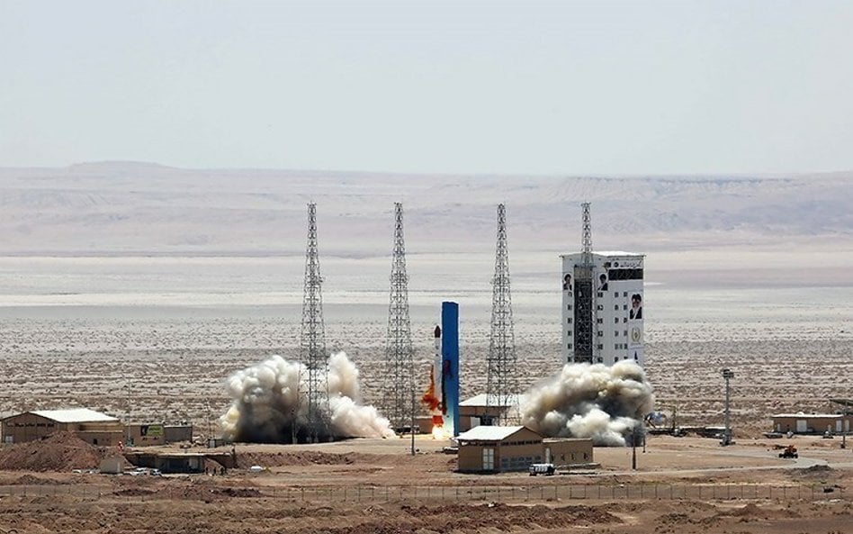 Platforma startowa Semnan Space Center w Iranie, zdjęcie archiwalne
