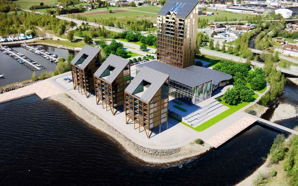 Rekord w Norwegii: najwyższy drewniany budynek świata