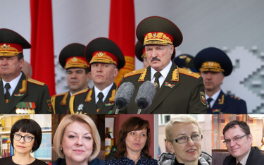 W areszcie znaleźli się (od lewej na dole): Andżelika Borys, szefowa Związku Polaków na Białorusi, A