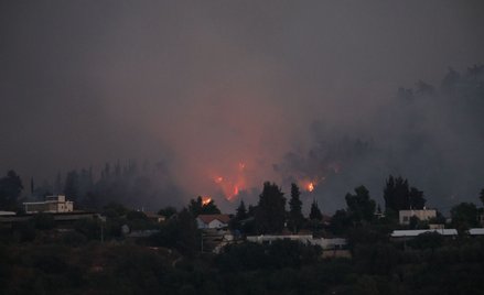 Izrael: Płoną wzgórza na zachód od Jerozolimy