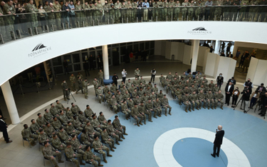 Spotkanie prezydenta Joe Bidena z żołnierzami USA w Jasionce