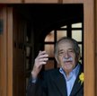 Gabriel Garcia Marquez, zdjęcie z 6 marca. Tego dnia noblista spotkał się z dziennikarzami z okazji 