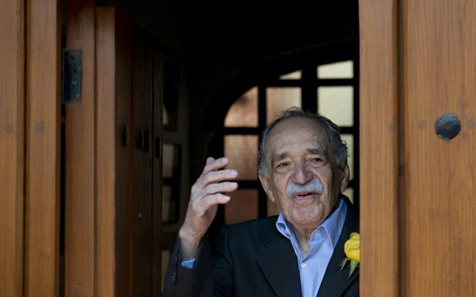 Gabriel Garcia Marquez, zdjęcie z 6 marca. Tego dnia noblista spotkał się z dziennikarzami z okazji 