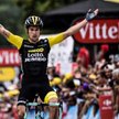 Primoz Roglić na mecie w Laruns