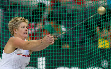 Anita Włodarczyk na mistrzostwach świata Moskwa 2013. Po sześciu latach otrzyma złoty medal z tej im