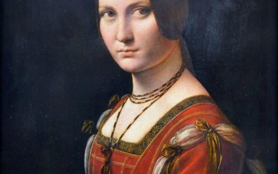 „La belle ferronniere” Leonarda da Vinci w Luwrze