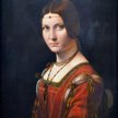 „La belle ferronniere” Leonarda da Vinci w Luwrze