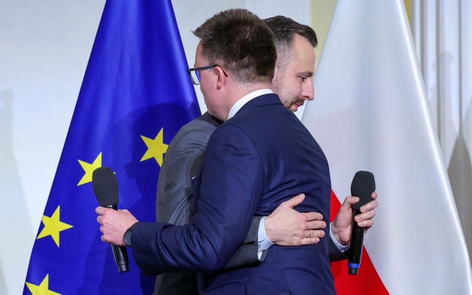Szymon Hołownia i Władysław Kosiniak-Kamysz, liderzy Polski 2050 i PSL