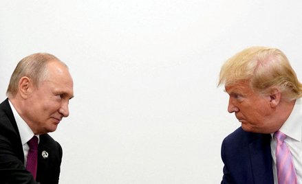 Władimir Putin i Donald Trump w czasie szczytu G20 w Osace, w 2019 roku
