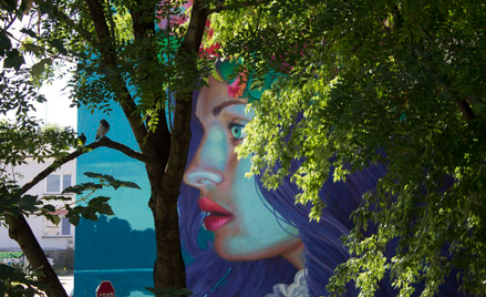 Natalia Rak, mural „Noc świętojańska”.