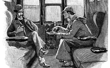 Rycina autorstwa Sidneya Pageta, opublikowana wraz z pierwszymi opowieściami Arthura Conan Doyle’a o