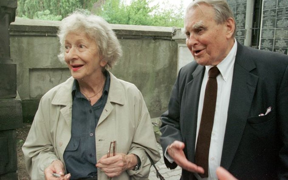 Wisława Szymborska i Czesław Miłosz